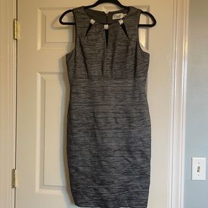 Grey cocktail dress